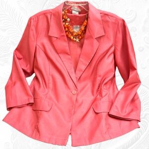 “Blair” 2-piece Boyfriend Style Suit Jacket Blazer and matching top- 22W
